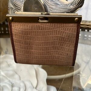 Fossil Brown Clutch